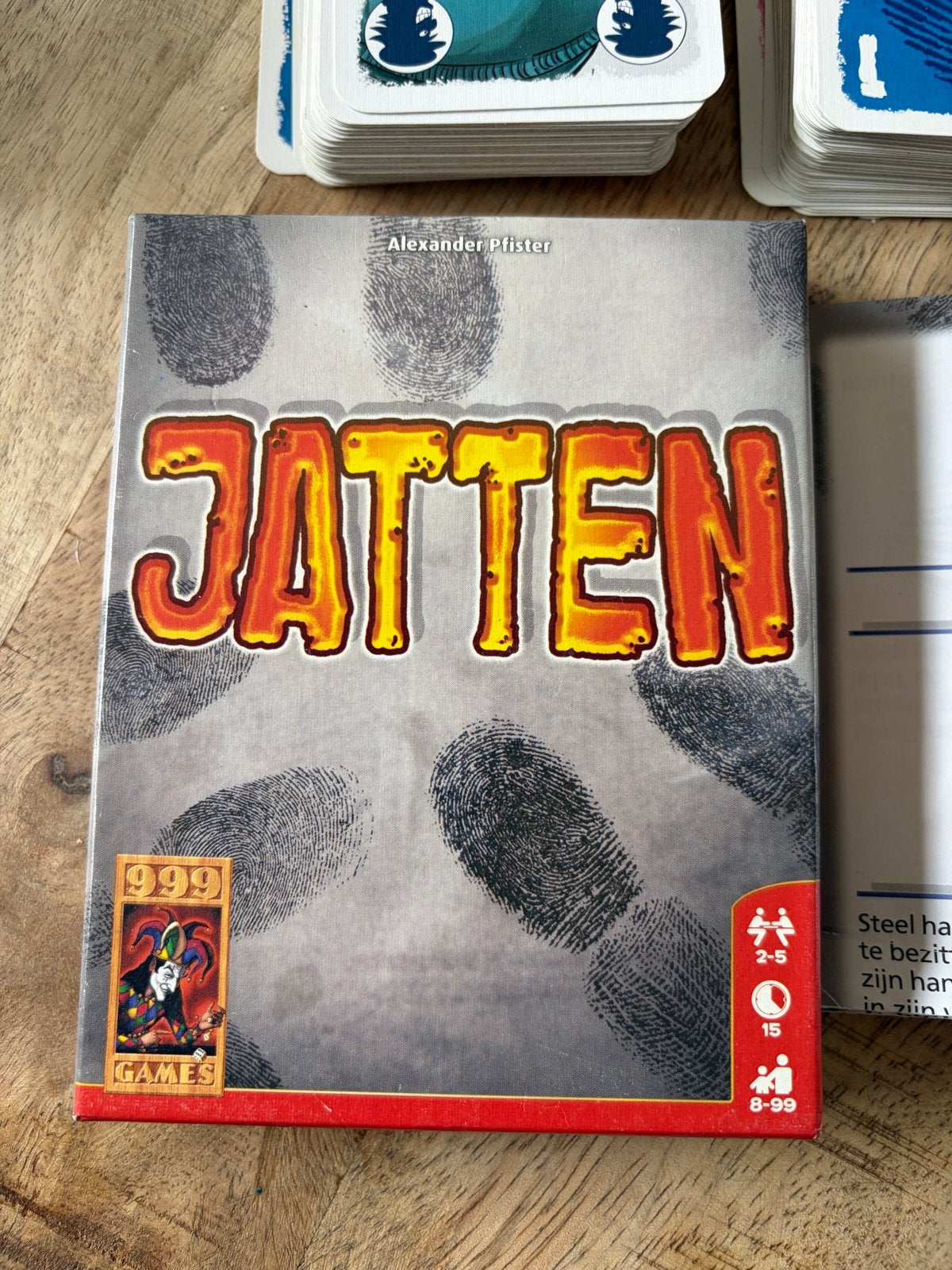 Jatten - 999 Games, Hobby en Vrije tijd, Gezelschapsspellen | Kaartspellen, Ophalen of Verzenden, Zo goed als nieuw
