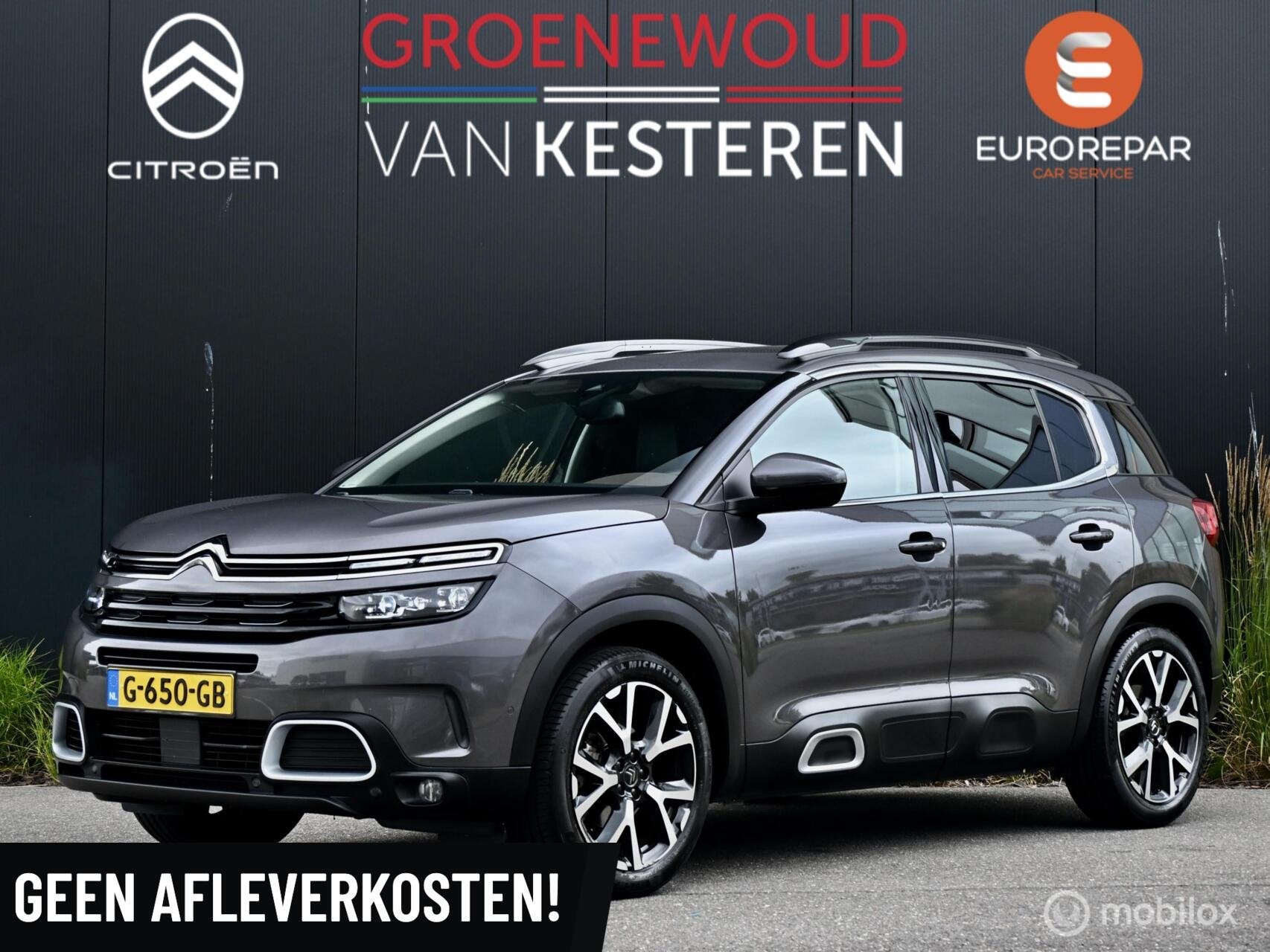 Citroen C5 Aircross 130pk Shine |Leder | Trekhaak | Schuifda, Auto's, Citroën, Voorwielaandrijving, Gebruikt, Euro 6, C5 Aircross