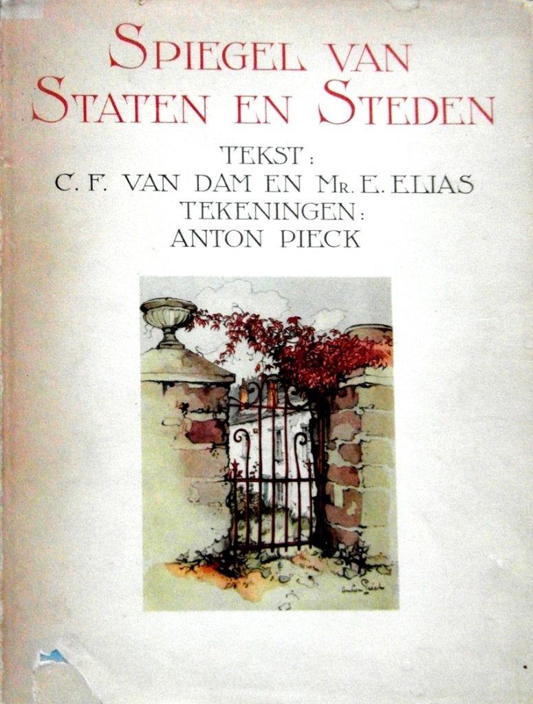 Spiegel van Staten en Steden (tekeningen Anton Pieck), Boeken, Ophalen of Verzenden, Zo goed als nieuw