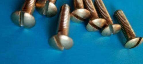 10-25 Messing LENSKOP BOUT tot (m6)x 10 + m6 x 40 mm lang, 50 tot 100 mm, N, N, Nieuw