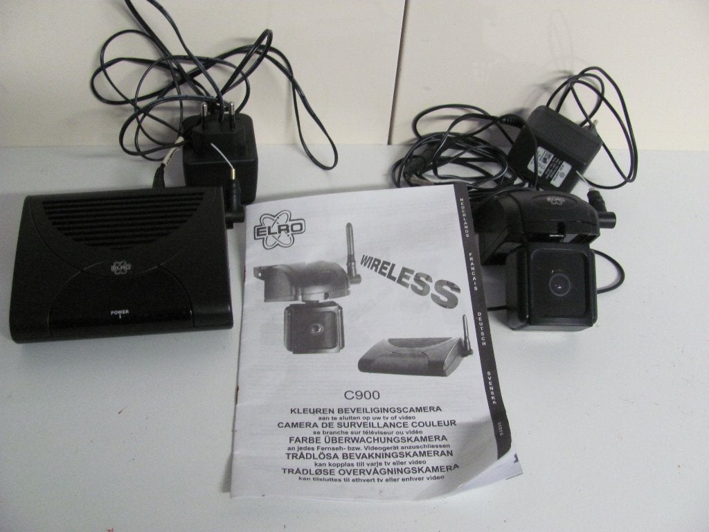 ELRO C900 wireless camera(kleur) en ontvanger, Ophalen of Verzenden, Zo goed als nieuw