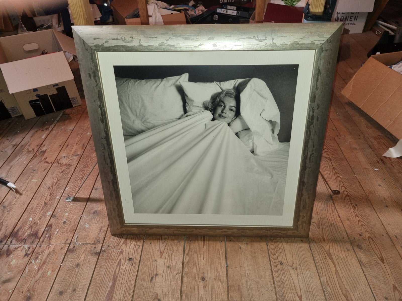 Marilyn Monroe canvas, Ophalen of Verzenden, Rechthoekig