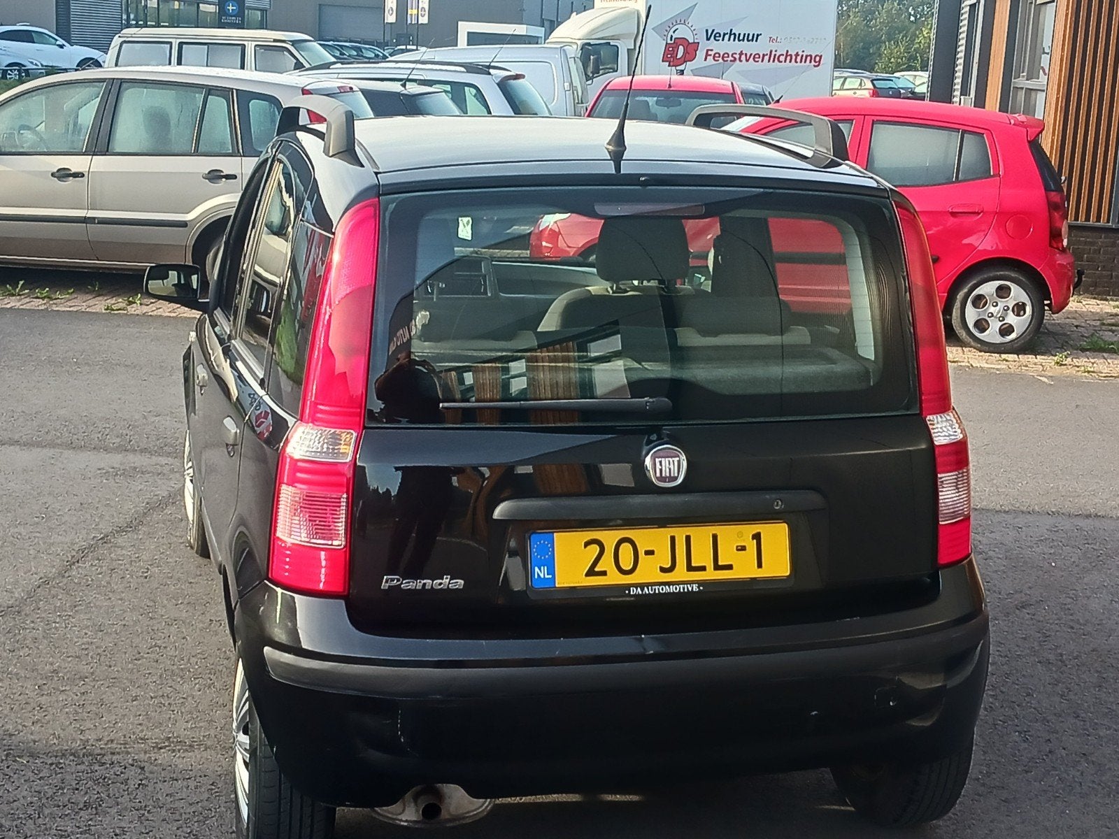 Fiat Panda 1.2 44KW 60PK 2009 Zwart, Voorwielaandrijving, 1242 cc, Zwart, Origineel Nederlands