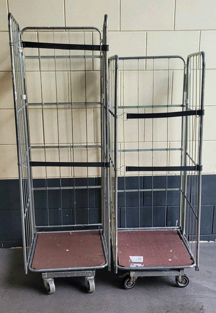 rolcontainers transportkar trolley kar wagen rolkar, 100 liter of meer, Ophalen of Verzenden, Gebruikt, Transportkar