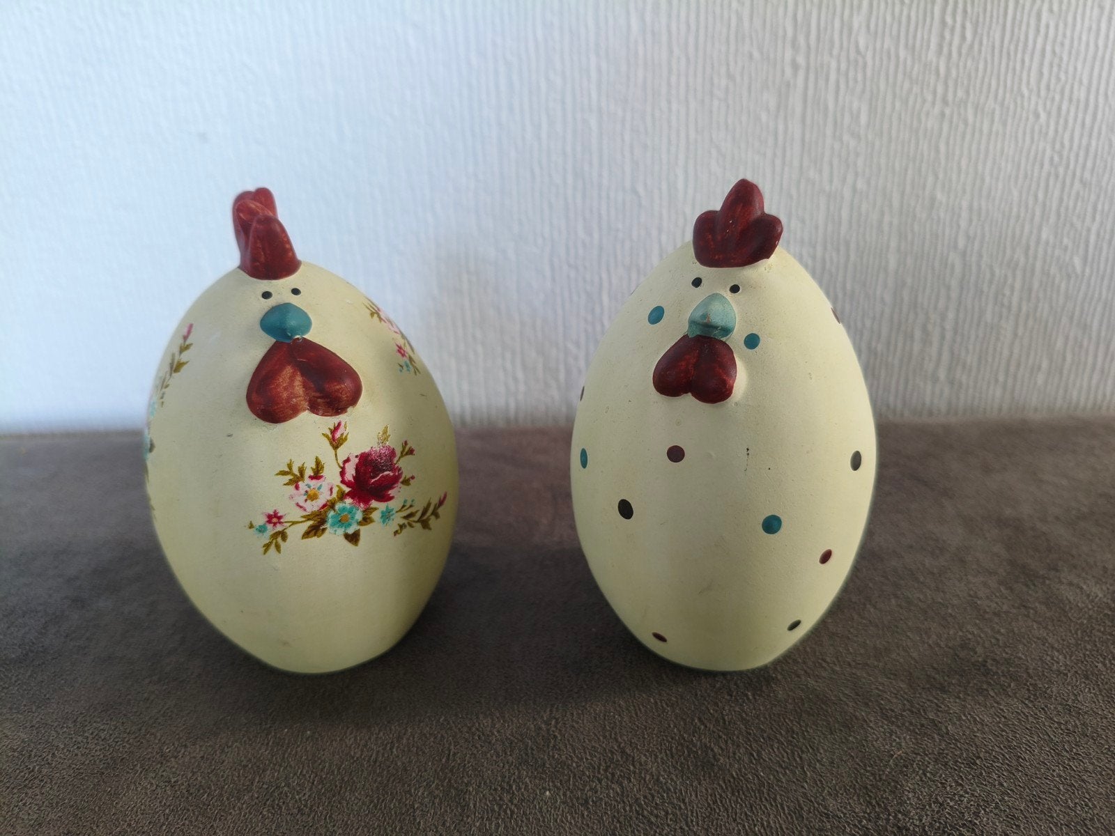 Aardewerk haan en hen - decoratieve paasfiguren, Antiek en Kunst, Ophalen of Verzenden