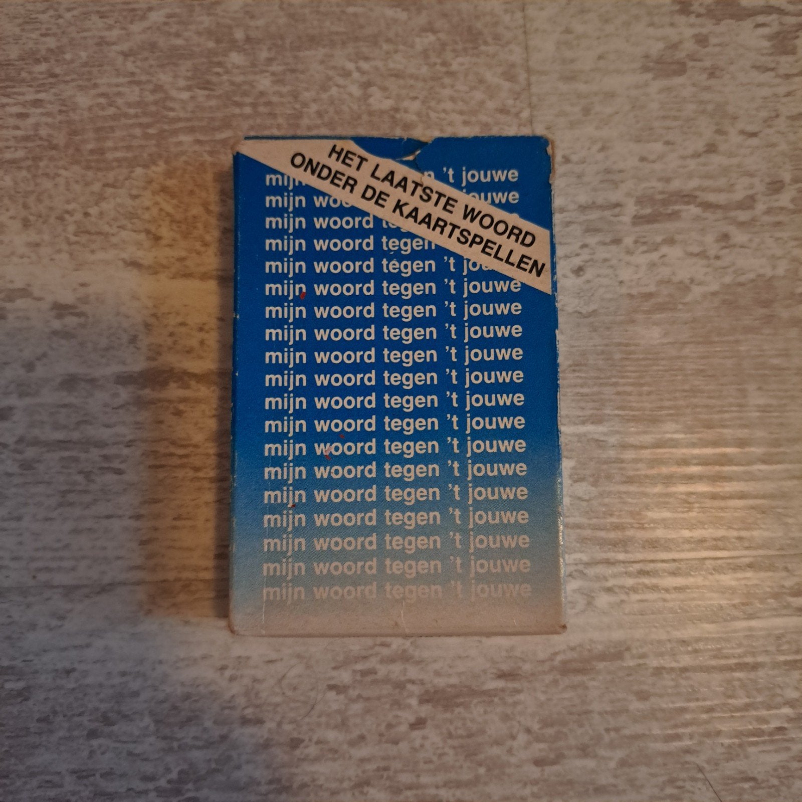 Leuk spel Mijn woord tegen 't jouwe  het, Vijf spelers of meer, Ophalen of Verzenden, Zo goed als nieuw