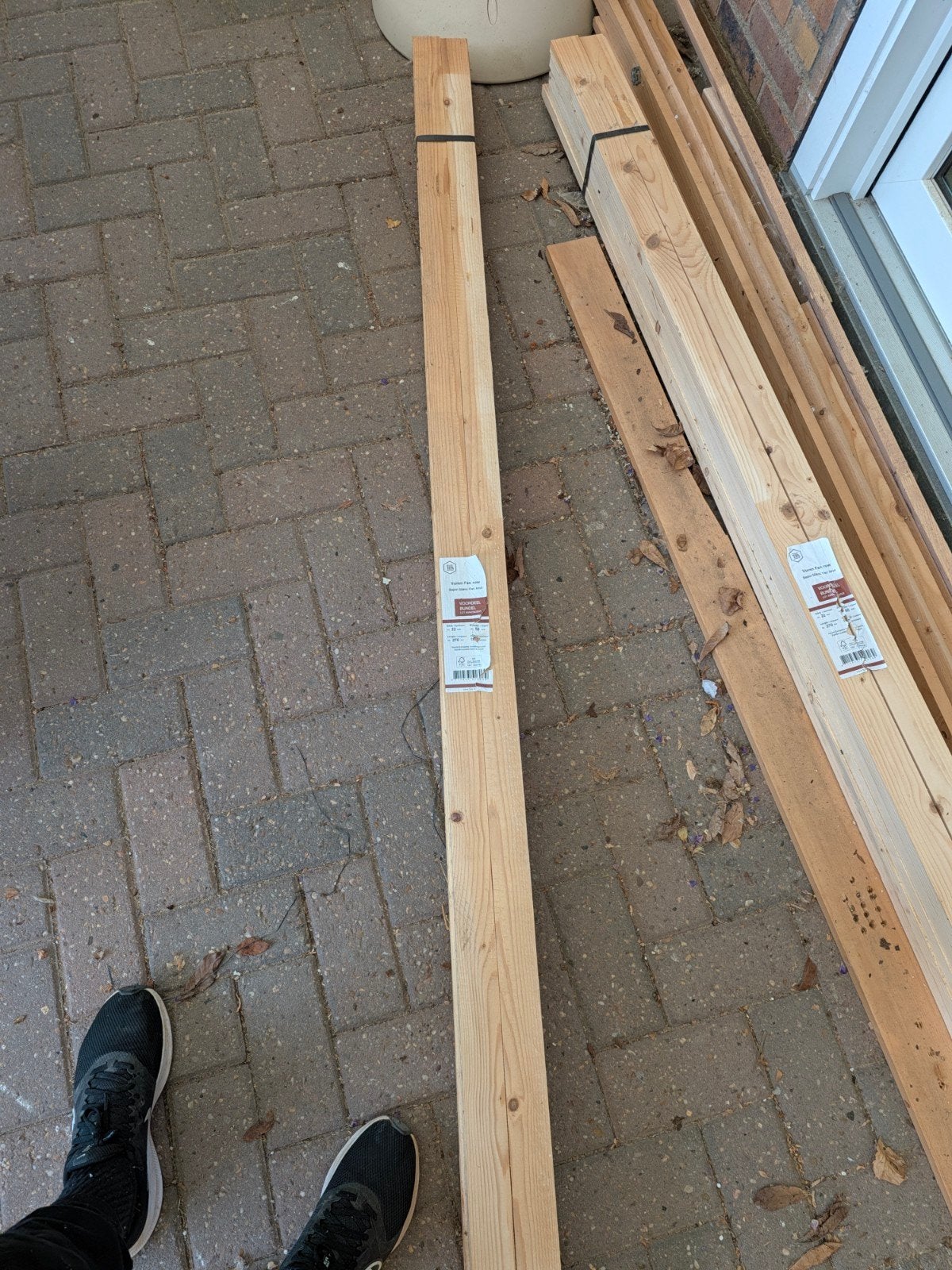 Vuren houten latten, 22x50x2700 mm, Doe-het-zelf en Verbouw, Ophalen, Minder dan 25 mm, Nieuw, 250 tot 300 cm