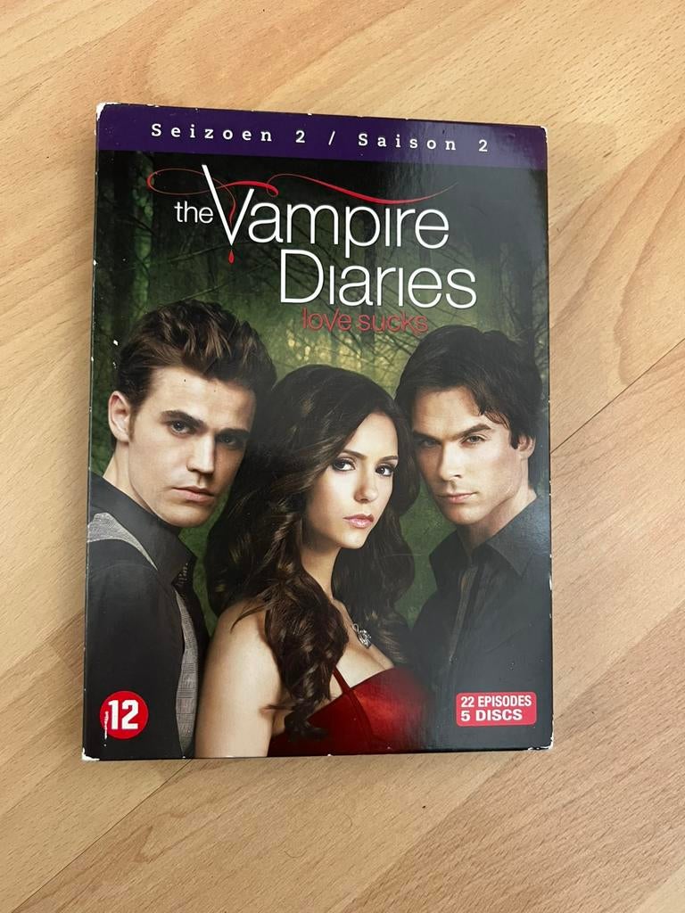 Vampire diaries seizoen 2, Vanaf 12 jaar, Ophalen of Verzenden, Zo goed als nieuw
