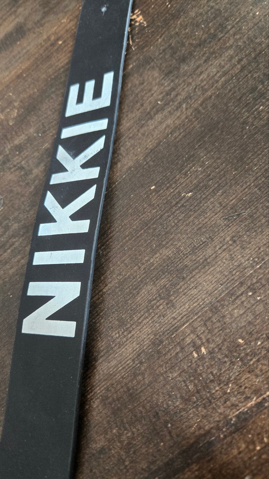 nikkie riem, Kleding | Dames, Riemen en Ceinturen, 80 tot 90 cm, Zwart, Ophalen of Verzenden, Zo goed als nieuw