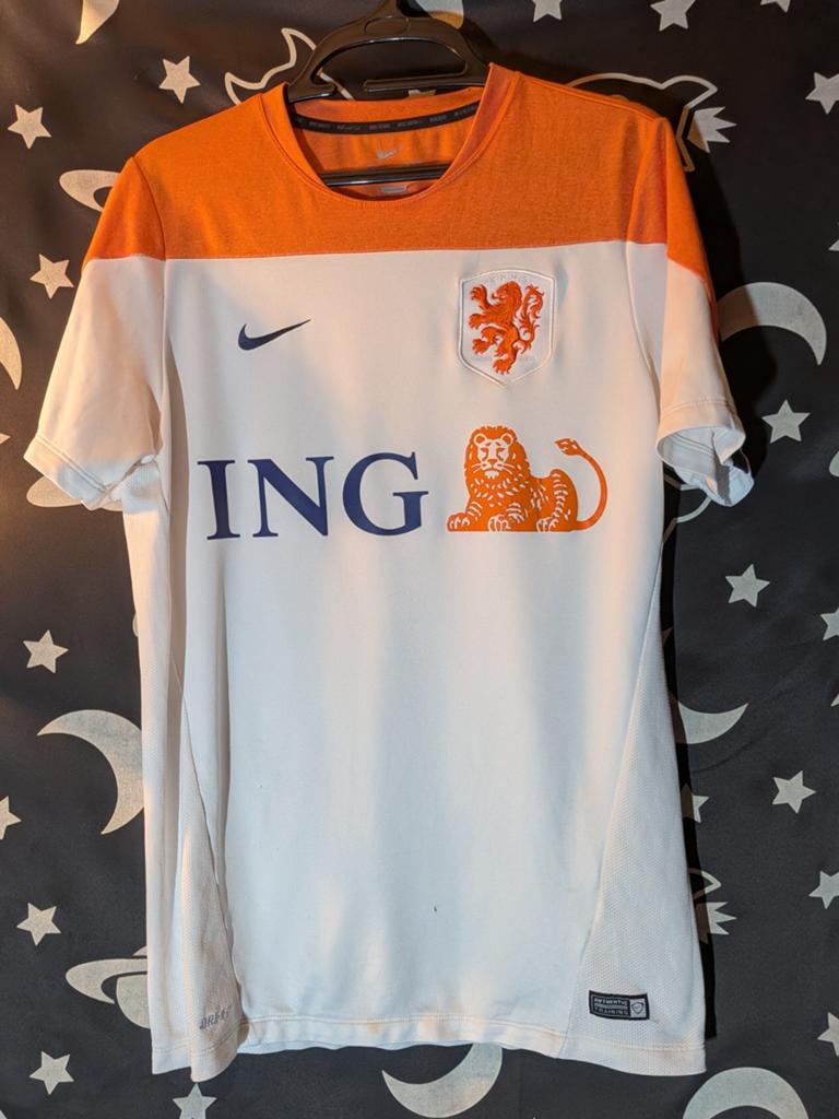 Nederlands Elftal Training Shirt 2014 - Maat M, Maat 48/50 (M), Nike, Oranje, Ophalen of Verzenden