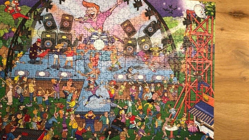 Puzzel That's life Popconcert 1000 stukjes, Hobby en Vrije tijd, Denksport en Puzzels, Ophalen of Verzenden, 500 t/m 1500 stukjes