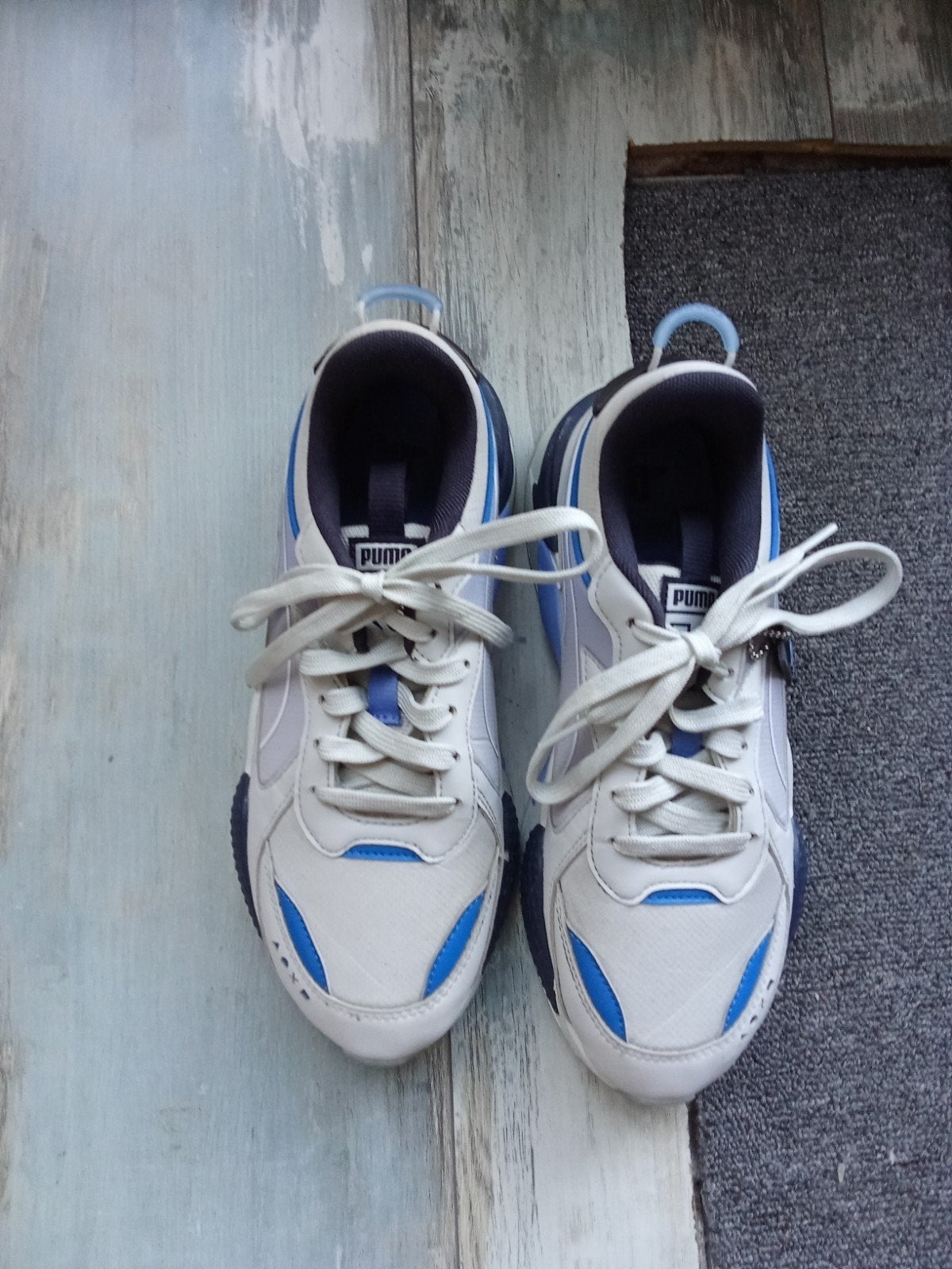 Puma RS-X sneakers wit/blauw - Maat 38, Ophalen, Puma PlayStation, Blauw, Zo goed als nieuw