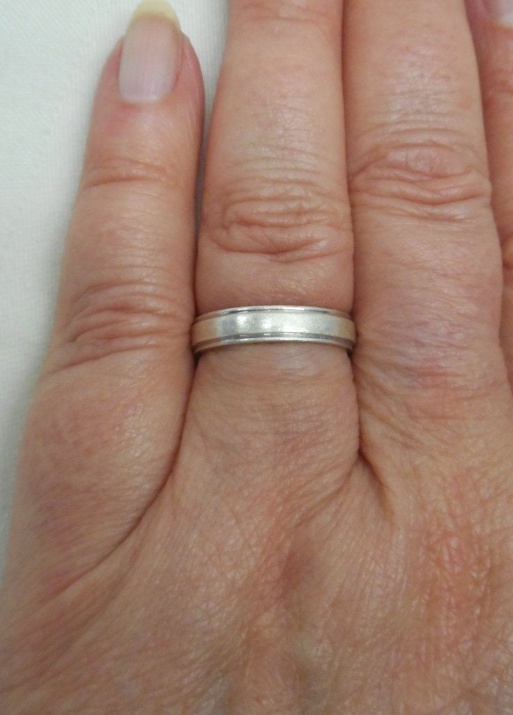 Zilveren ring maat 15.75 nr.002, Verzenden, Dame, Zilver, Zilver