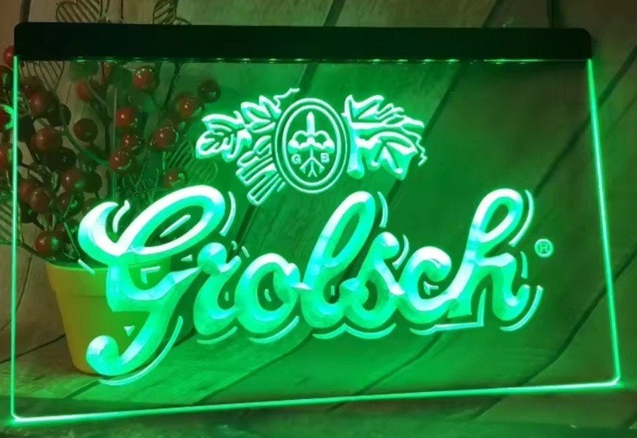  Grolsch LED Neon Reclamebord – De Ultieme Bar-Musthave! , Verzamelen, Biermerken, Ophalen of Verzenden, Nieuw, Reclamebord, Plaat of Schild
