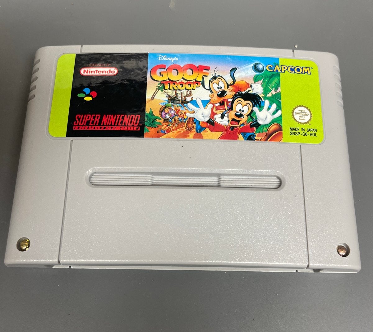 Goof Troop - Super Nintendo (SNES) - Losse Cassette, Puzzel en Educatief, Gebruikt, Verzenden, 2 spelers