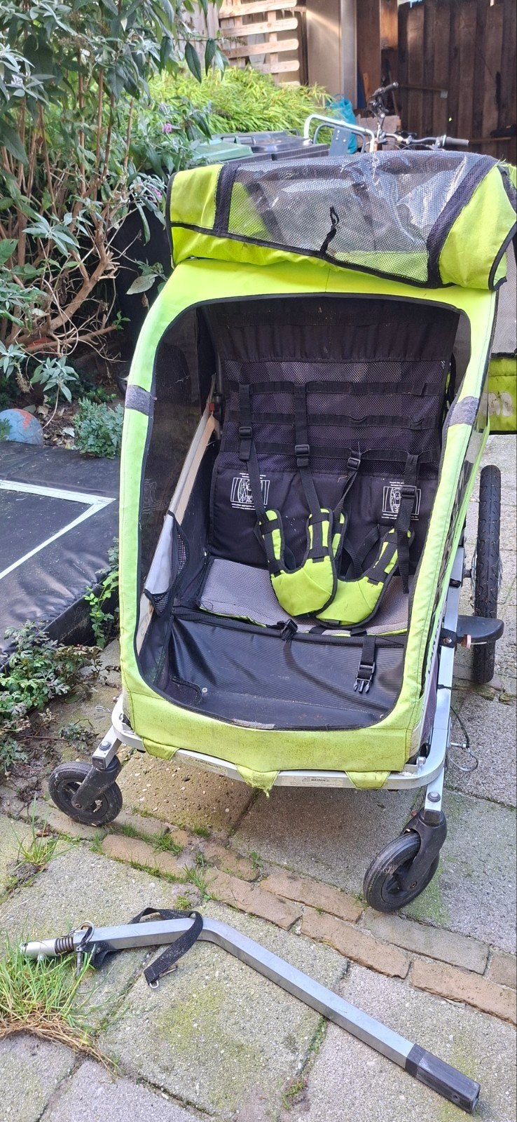 kinderfietskar Kidscab 2 persoons, Ophalen, Gebruikt, 80 kg of meer, Kinderkar