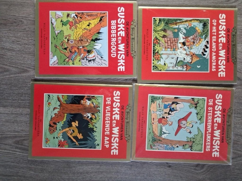 Suske en Wiske Strip Klassiek – 4 albums samen, Meerdere stripboeken, Ophalen of Verzenden, Zo goed als nieuw, Willy Vandersteen