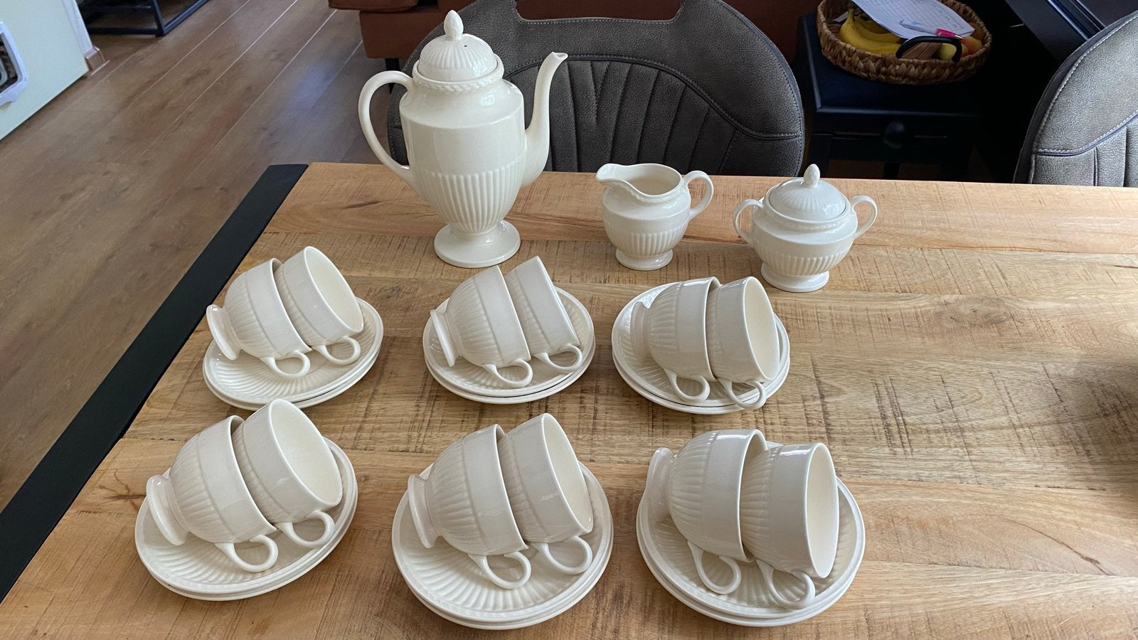 Prachtige Wedgewood Edme Koffieservies, Ophalen, Overige typen, Zo goed als nieuw, Wedgwood