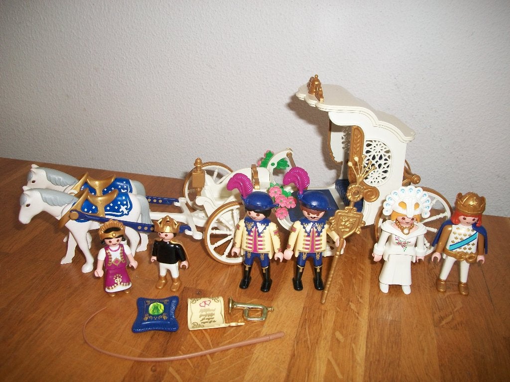 4258 koninklijke koets , bruiloft / koets prinsenpaar, Complete set, Ophalen of Verzenden, Zo goed als nieuw, Princess