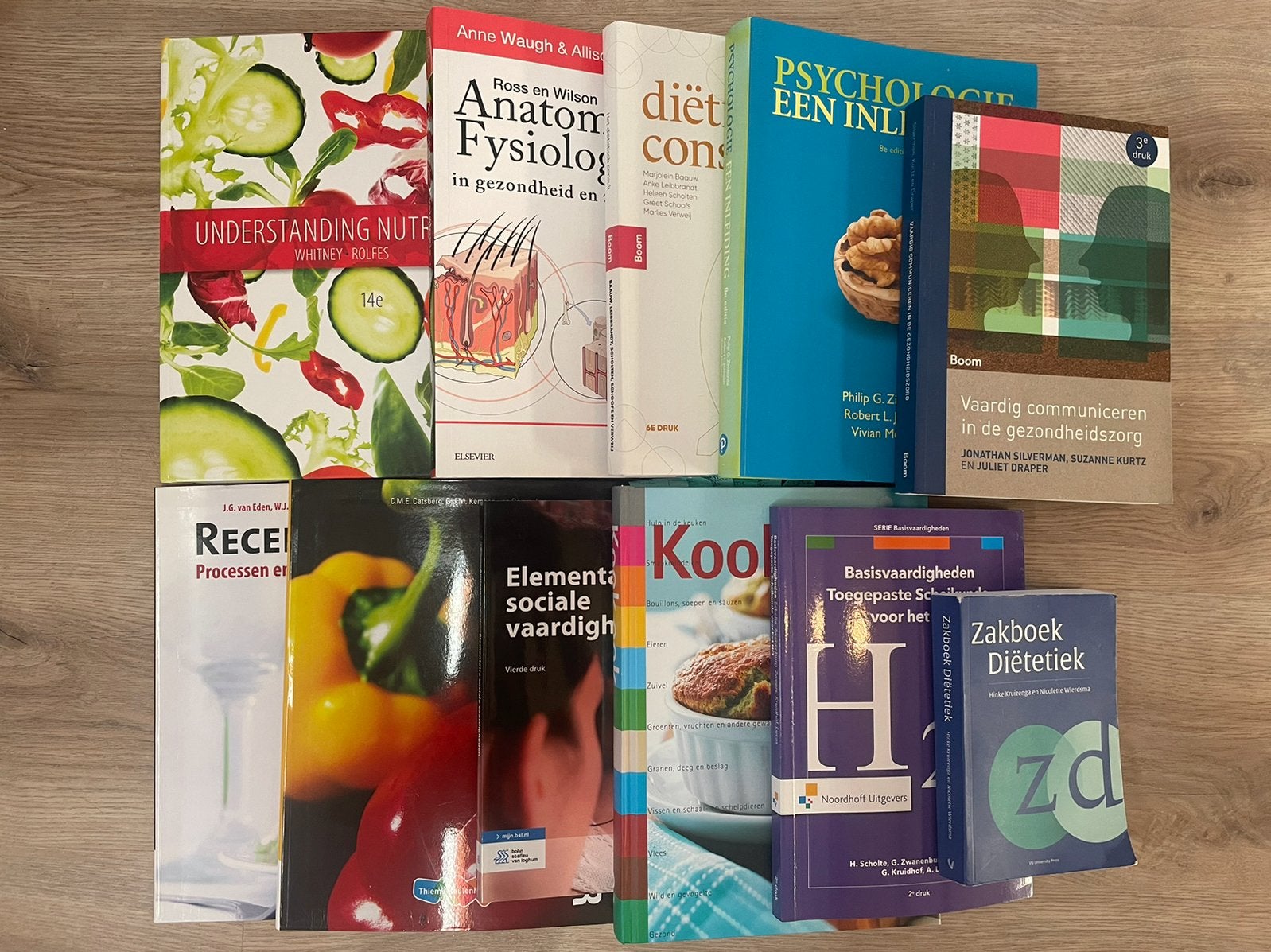 Bundel van opleiding HBO Voeding & diëtetiek boeken (HAN), Boeken, Ophalen of Verzenden, Zo goed als nieuw