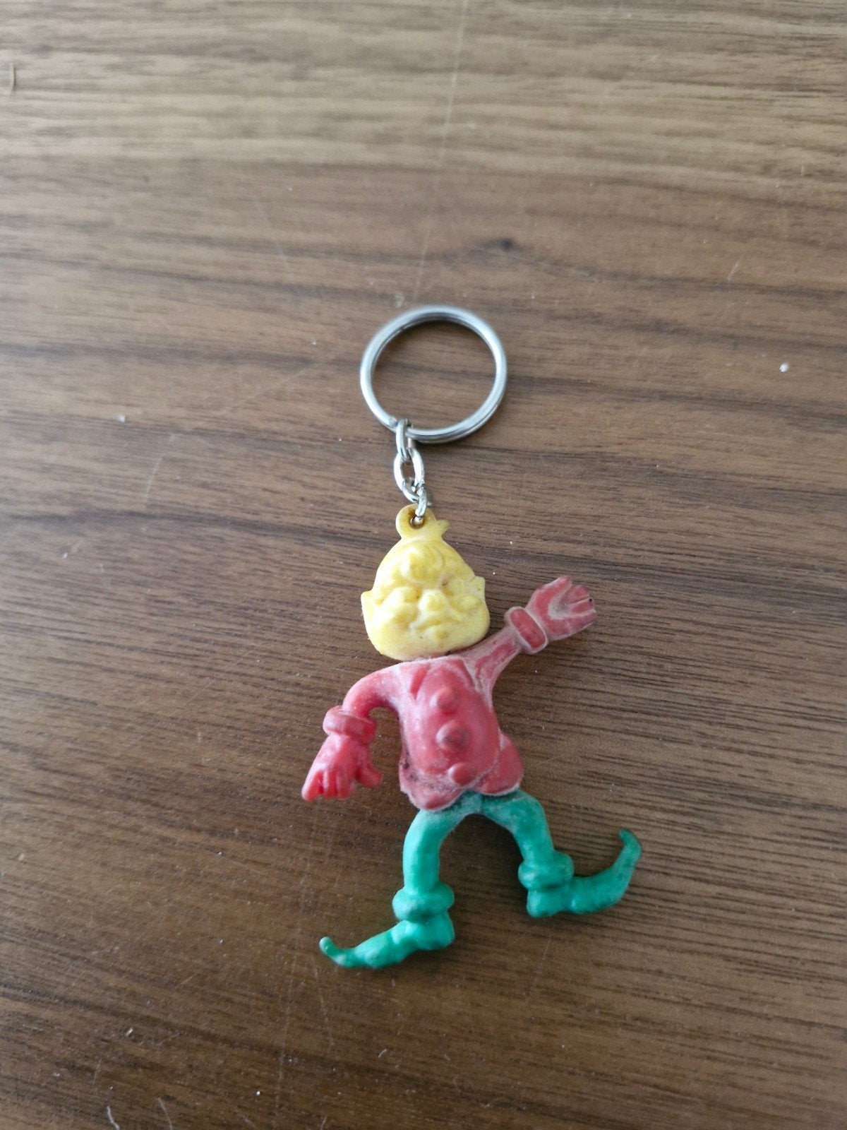 106 Vintage sleutelhanger figuurtje - Elfje / Kabouter, Verzamelen, Sleutelhangers, Ophalen of Verzenden, Gebruikt, Knuffel of Figuurtje