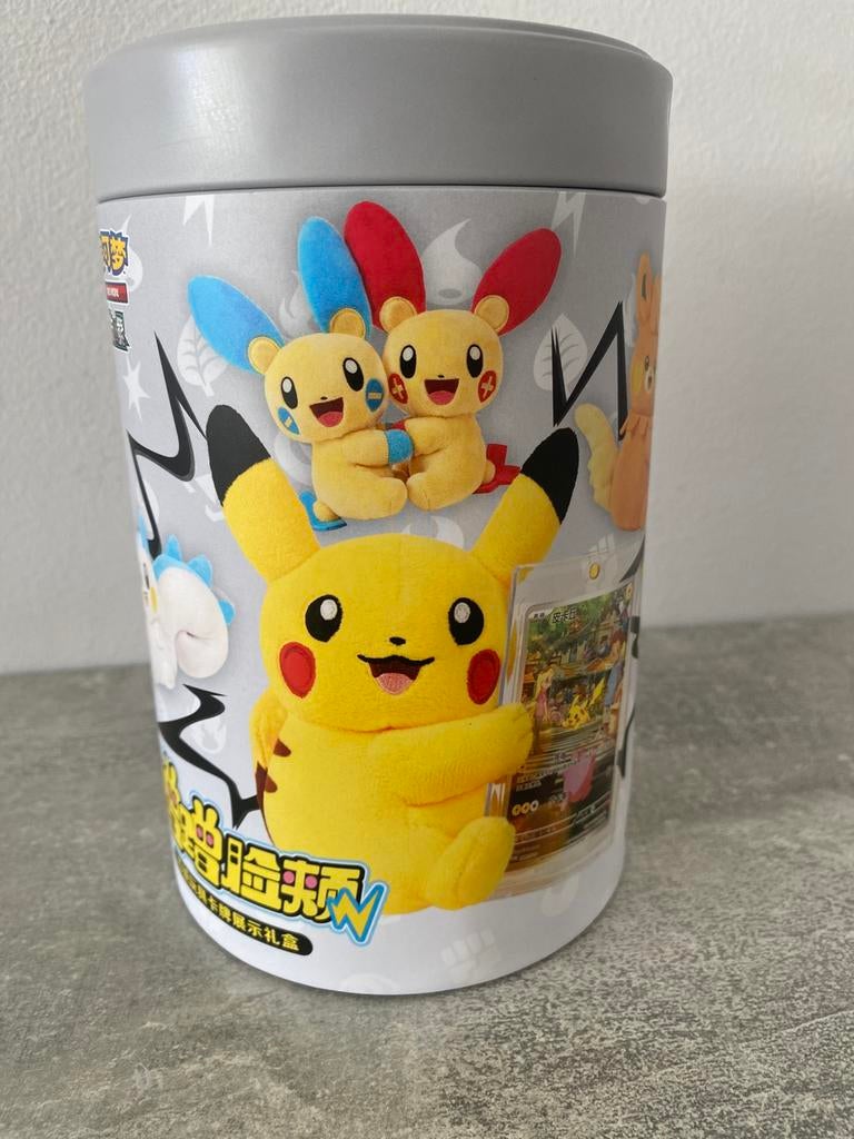 Pokemon knuffel tin, Kinderen en Baby's, Ophalen of Verzenden, Zo goed als nieuw
