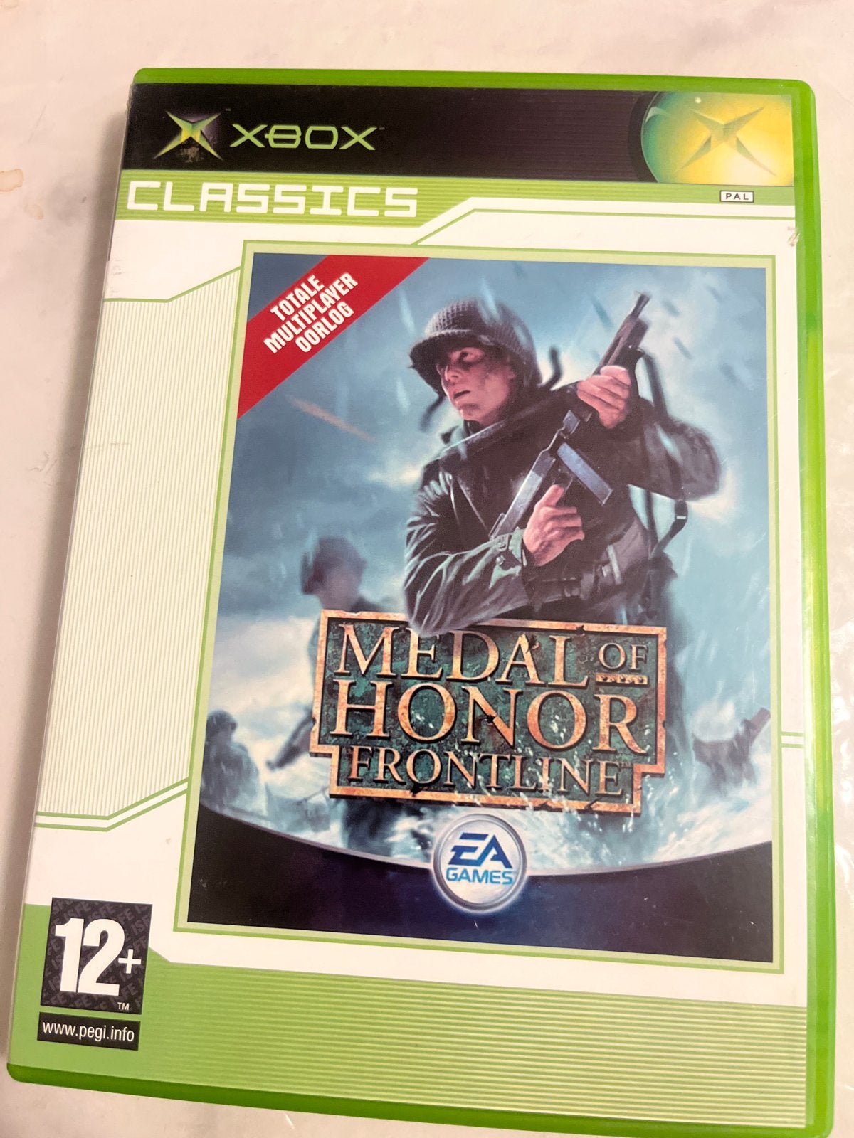 Medal of Honor Frontline Xbox Classics, Spelcomputers en Games, Games | Xbox Original, Gebruikt, Shooter, 1 speler, Eén computer