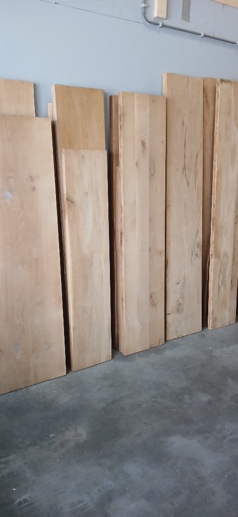 Partij eikenhout, Doe-het-zelf en Verbouw, Hout en Planken, Ophalen, 25 tot 50 mm, Eiken, Nieuw