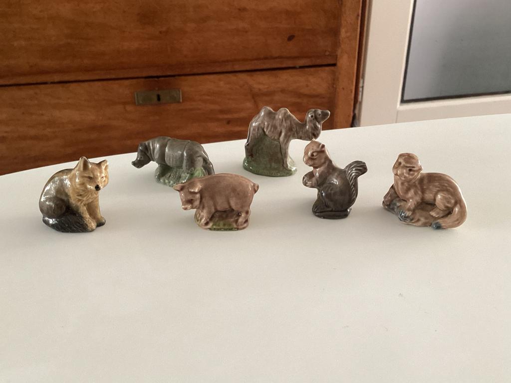 Wade Whimsies beeldjes, set van 6, Ophalen of Verzenden, Gebruikt, Dier