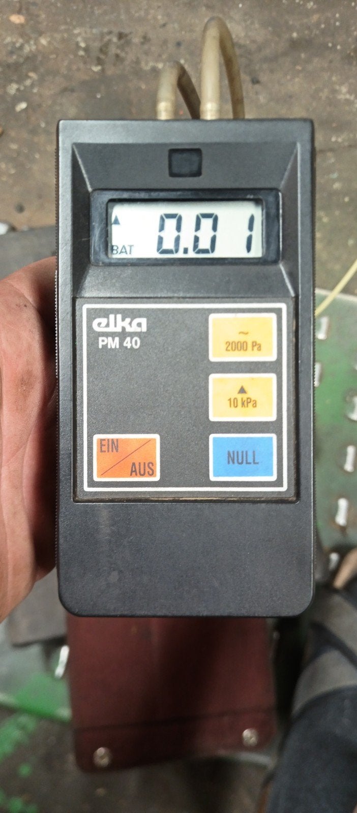 Elka PM 40 Druk- en Vacuümmeter met Monox P-100, Doe-het-zelf en Verbouw, Meetapparatuur, Ophalen of Verzenden