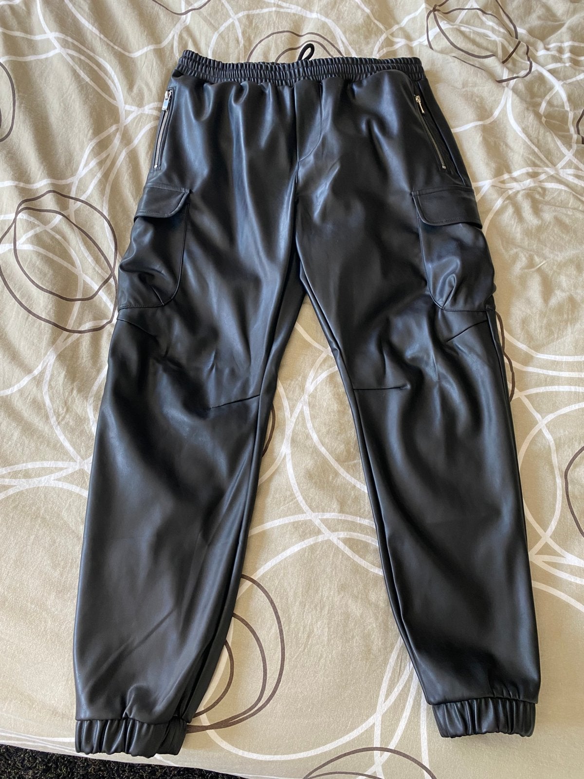 Tof Paris PU leren broek Xl, Ophalen of Verzenden, Zo goed als nieuw, Maat 56/58 (XL), Zwart
