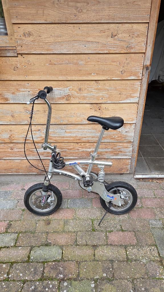 Fiets compact aluminium met vering en schijfremmen, Fietsen en Brommers, Fietsen | Dames | Damesfietsen, Minder dan 47 cm, Ophalen