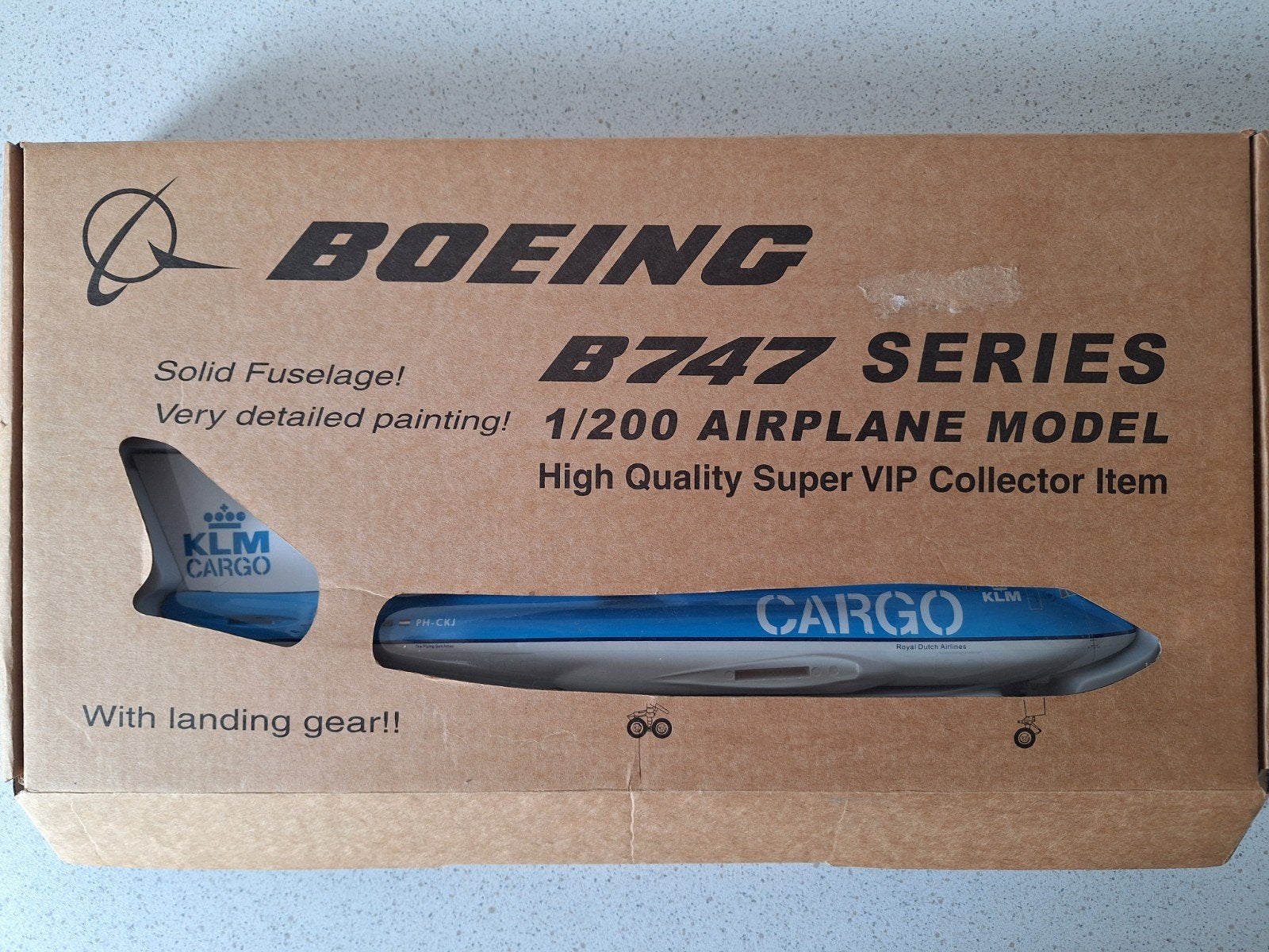 Lupa KLM Boeing 747 Cargo, Ophalen of Verzenden, Zo goed als nieuw, Schaalmodel