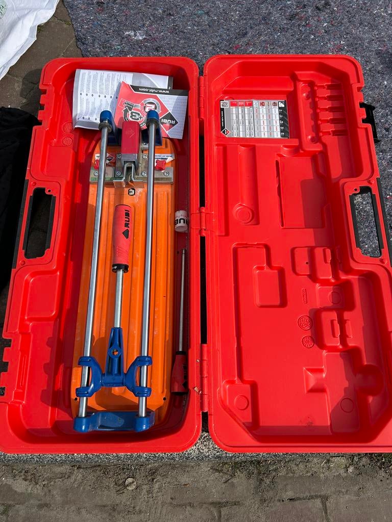 Rubi TS Tegelsnijder - Zo goed als nieuw, Doe-het-zelf en Verbouw, Gereedschap | Handgereedschap, Ophalen, Zo goed als nieuw