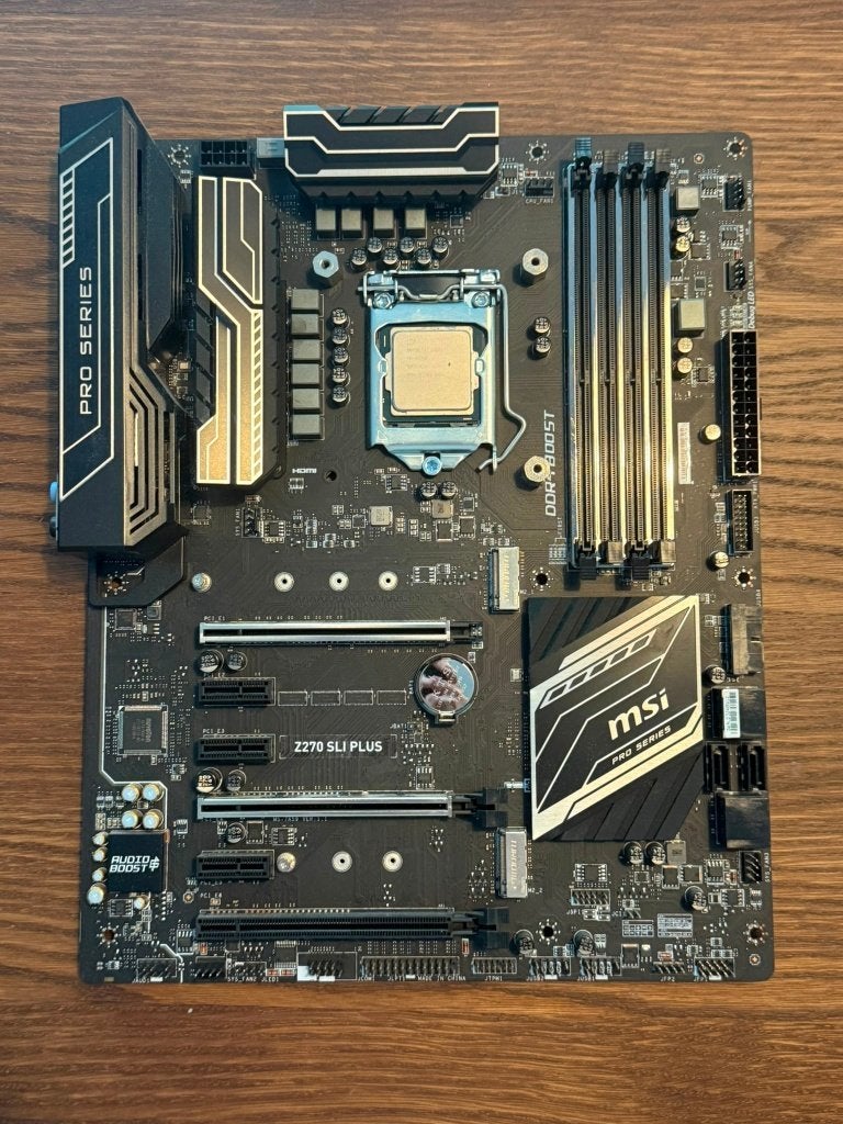 Intel i5 6500 & MSI Z270 SLI PLUS moederbord, Computers en Software, Barebones, Ophalen of Verzenden, Zo goed als nieuw