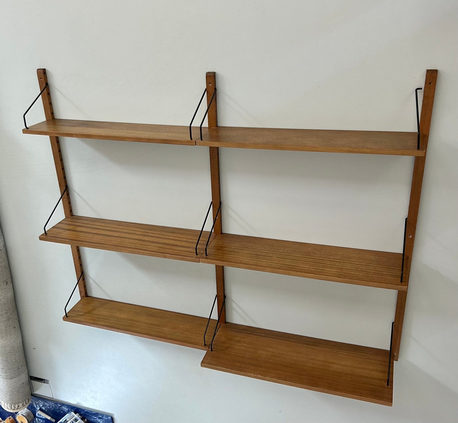 Cadovius royal systems boekenkast walnoot vintage design, Ophalen, Met plank(en), Gebruikt, 100 tot 150 cm