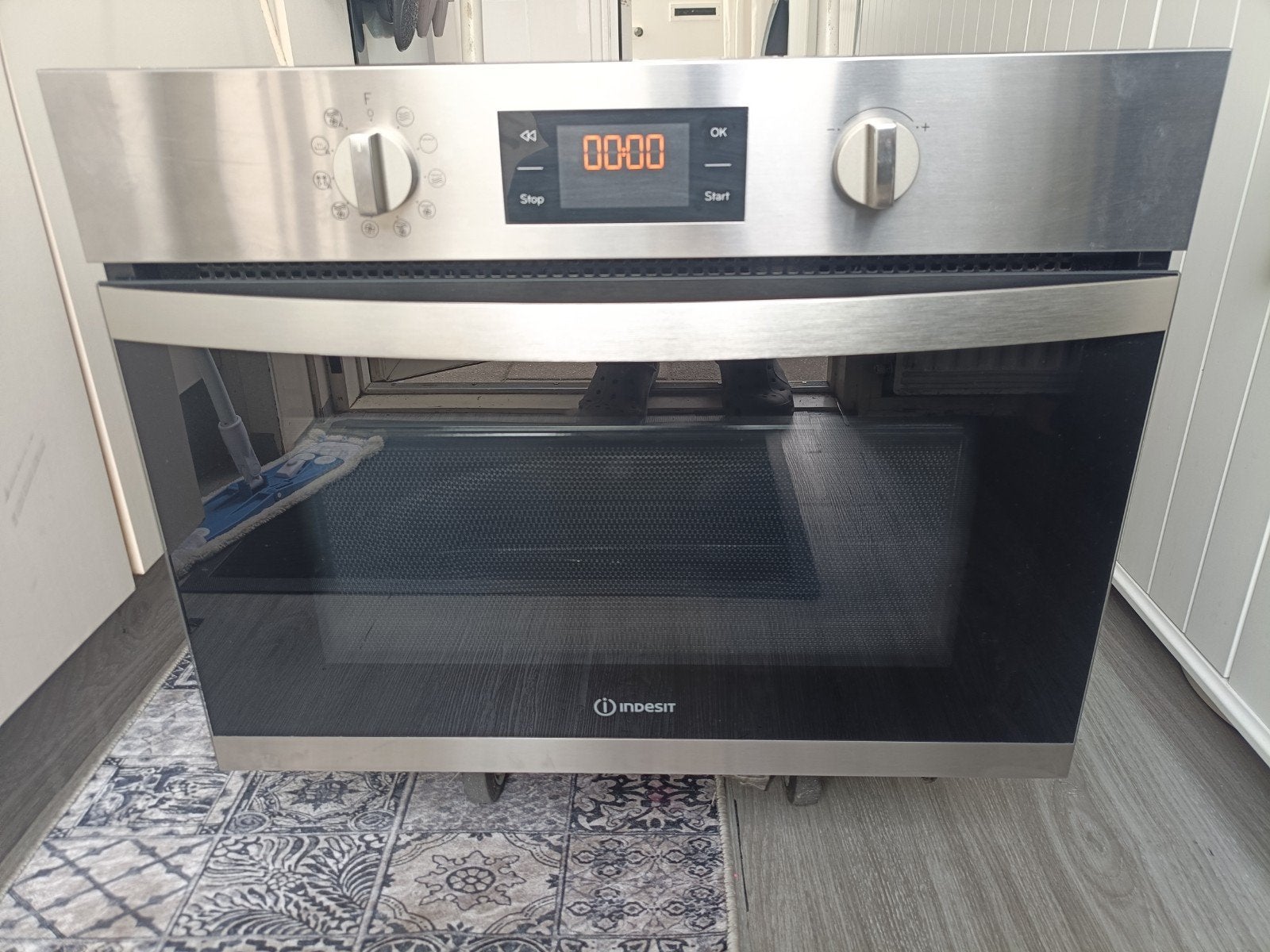 indesit combimagnetron, Witgoed en Apparatuur, Ovens, 45 tot 50 cm, 60 cm of meer, Ophalen of Verzenden, Inbouw