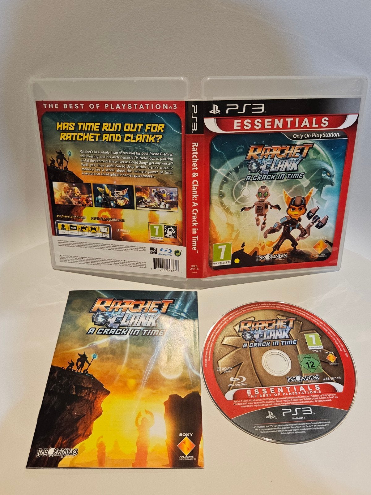 Ratchet & Clank A Crack in Time PS3, Spelcomputers en Games, Avontuur en Actie, 1 speler, Ophalen of Verzenden, Zo goed als nieuw