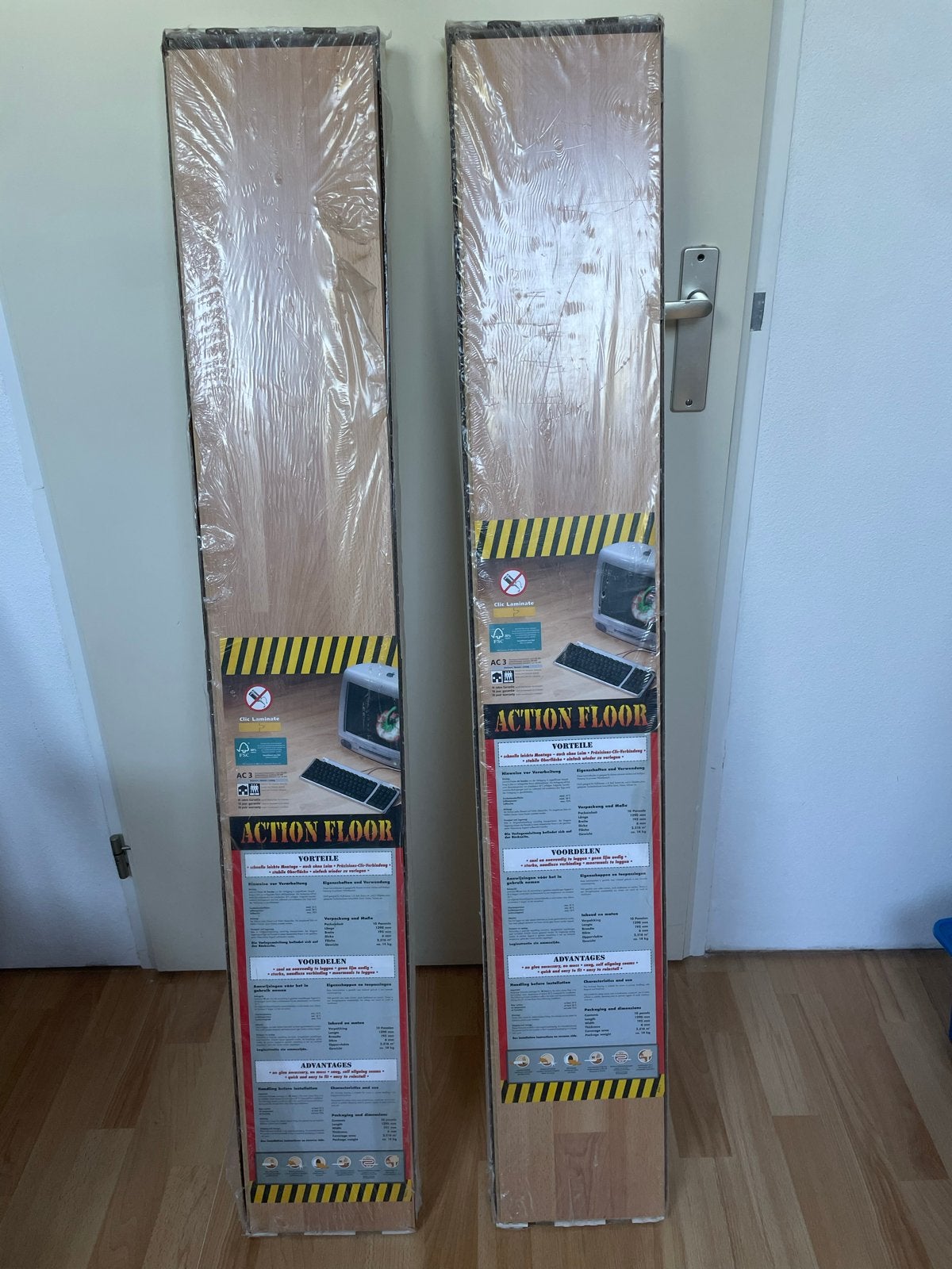 Beuken Klik Laminaat - Nieuw Verpakt (2,516 m² per pak), 50 tot 150 cm, Nieuw, Ophalen of Verzenden, Minder dan 5 m²