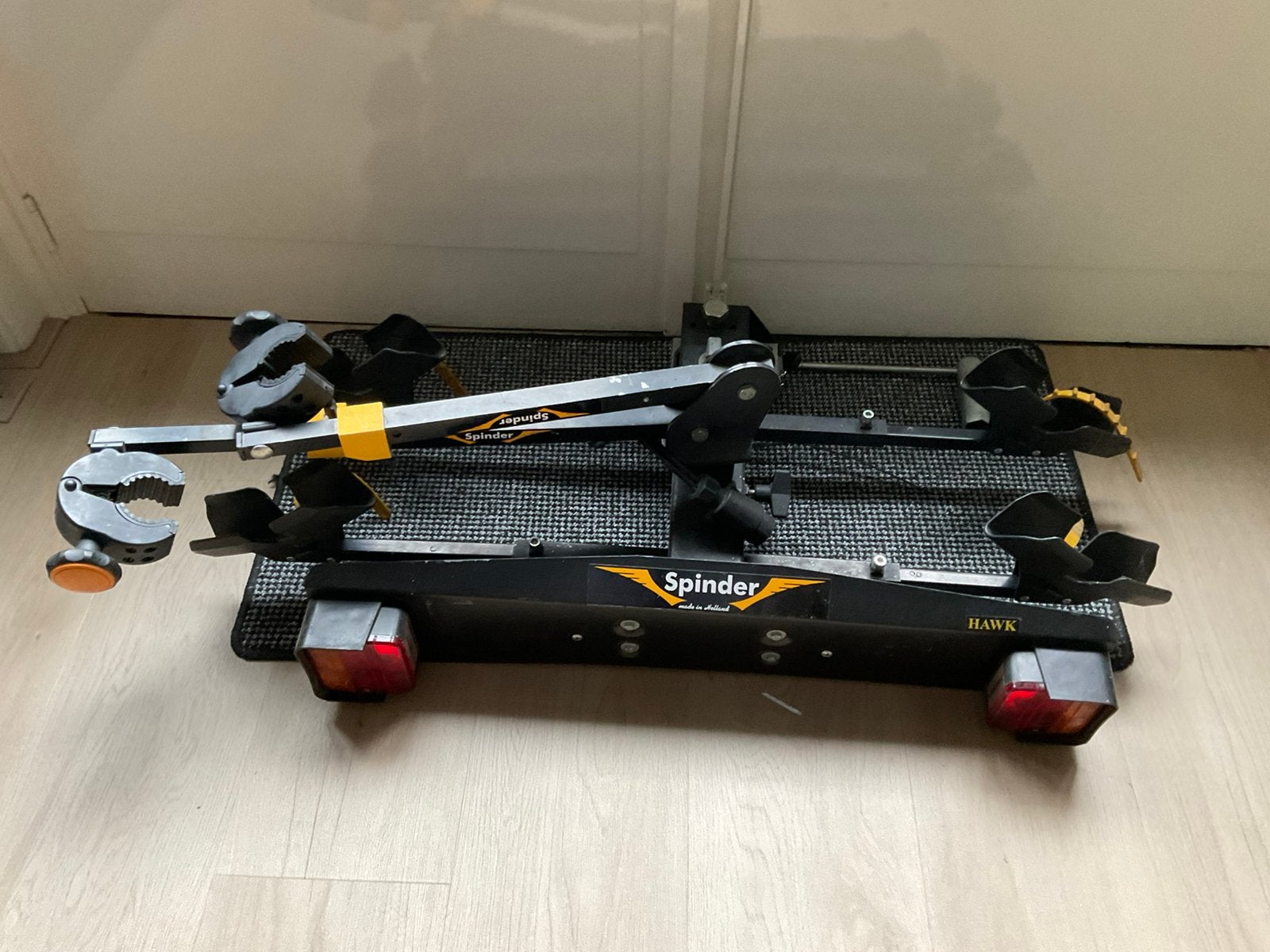 Spinder Hawk Fietsendrager, Auto diversen, Ophalen, Gebruikt, 2 fietsen, Trekhaakdrager