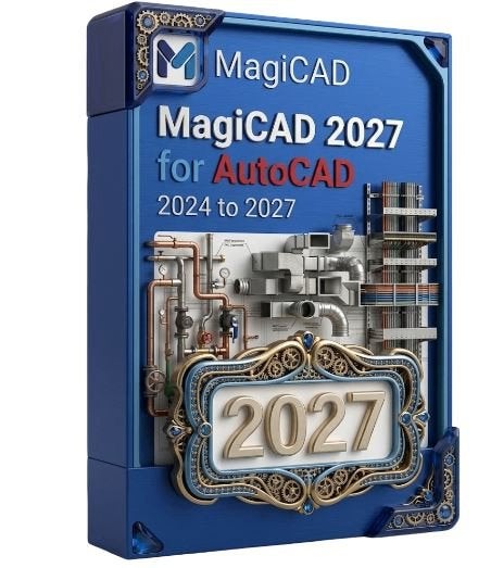 MagiCAD 2027 voor AutoCAD 2024–2027 MEP-ontwerp- en BIM, Ophalen, Nieuw, Windows
