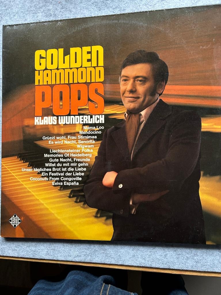 Dubbel LP Klaus Wunderlich, Golden Pops, Hammond orgel, Ophalen of Verzenden, Gebruikt, 12 inch