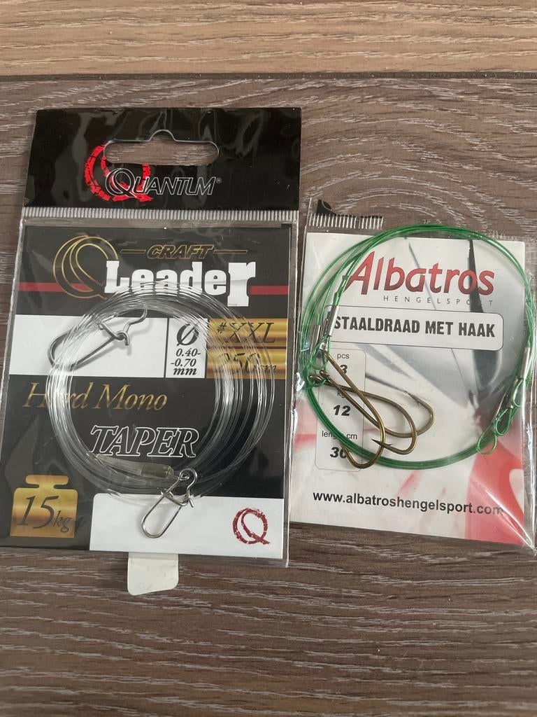 Quantum Leader en Albatros staaldraad met haak, Watersport en Boten, Ophalen of Verzenden, Nieuw, Haak