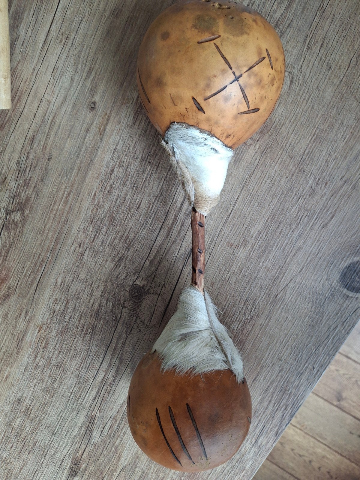 Traditionele Afrikaanse ratelaar Sonaja of shaman, Ophalen of Verzenden