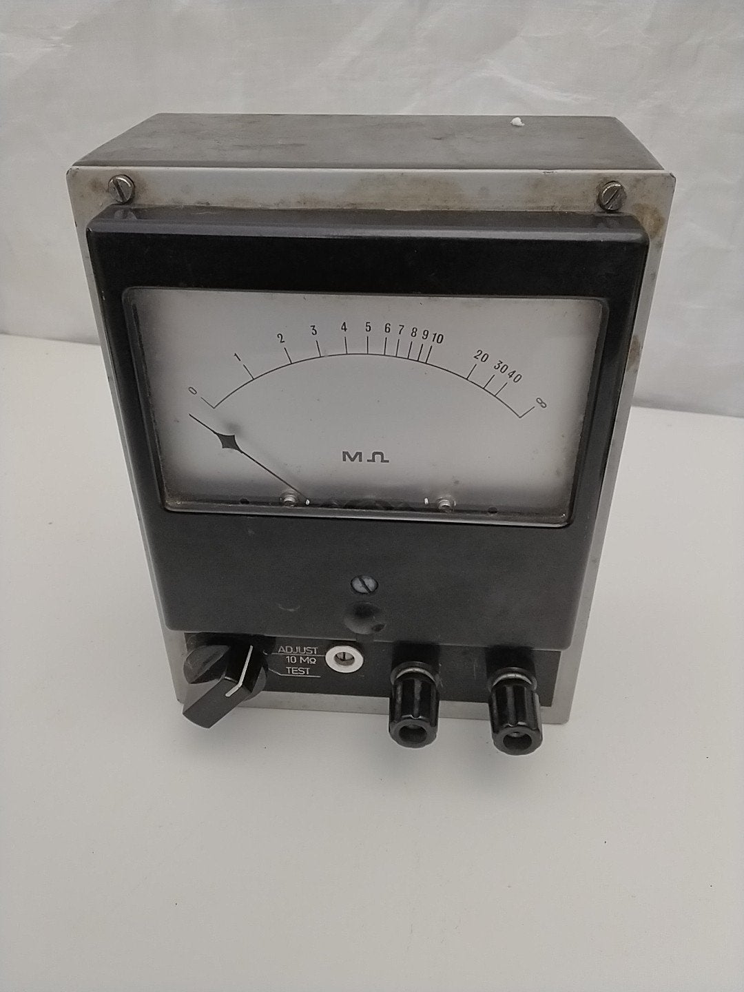 Vintage Megohmmeter M.Ω - Isolatietester, Ophalen of Verzenden