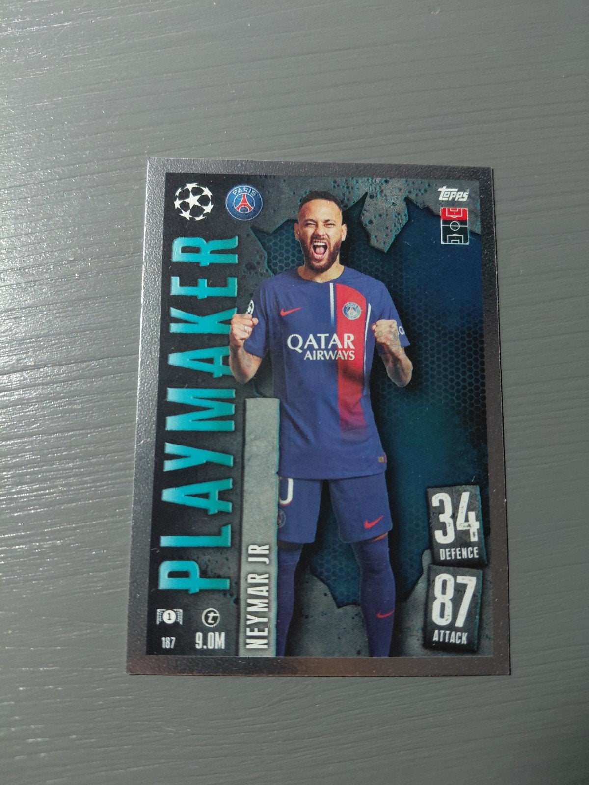 neymar jr. (playmaker) psg topps, Verzamelen, Ophalen of Verzenden, Nieuw
