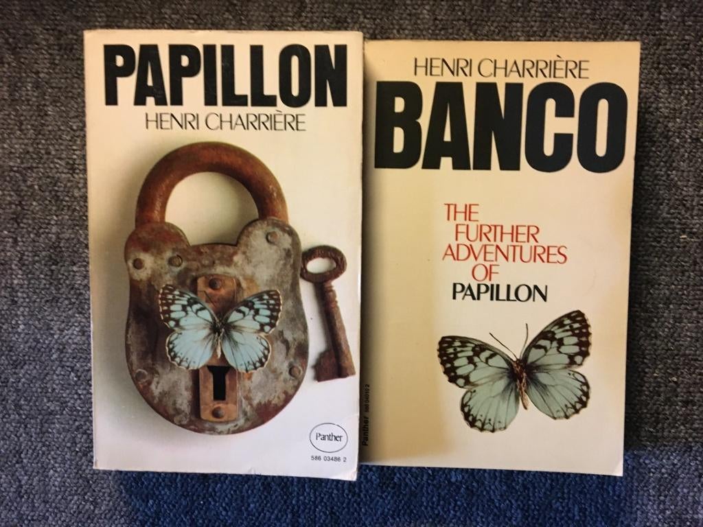 Papillon + Banco (Papillon 2) ; door Henri Charrière, Boeken, Literatuur, Gelezen, Europa overig, Ophalen of Verzenden