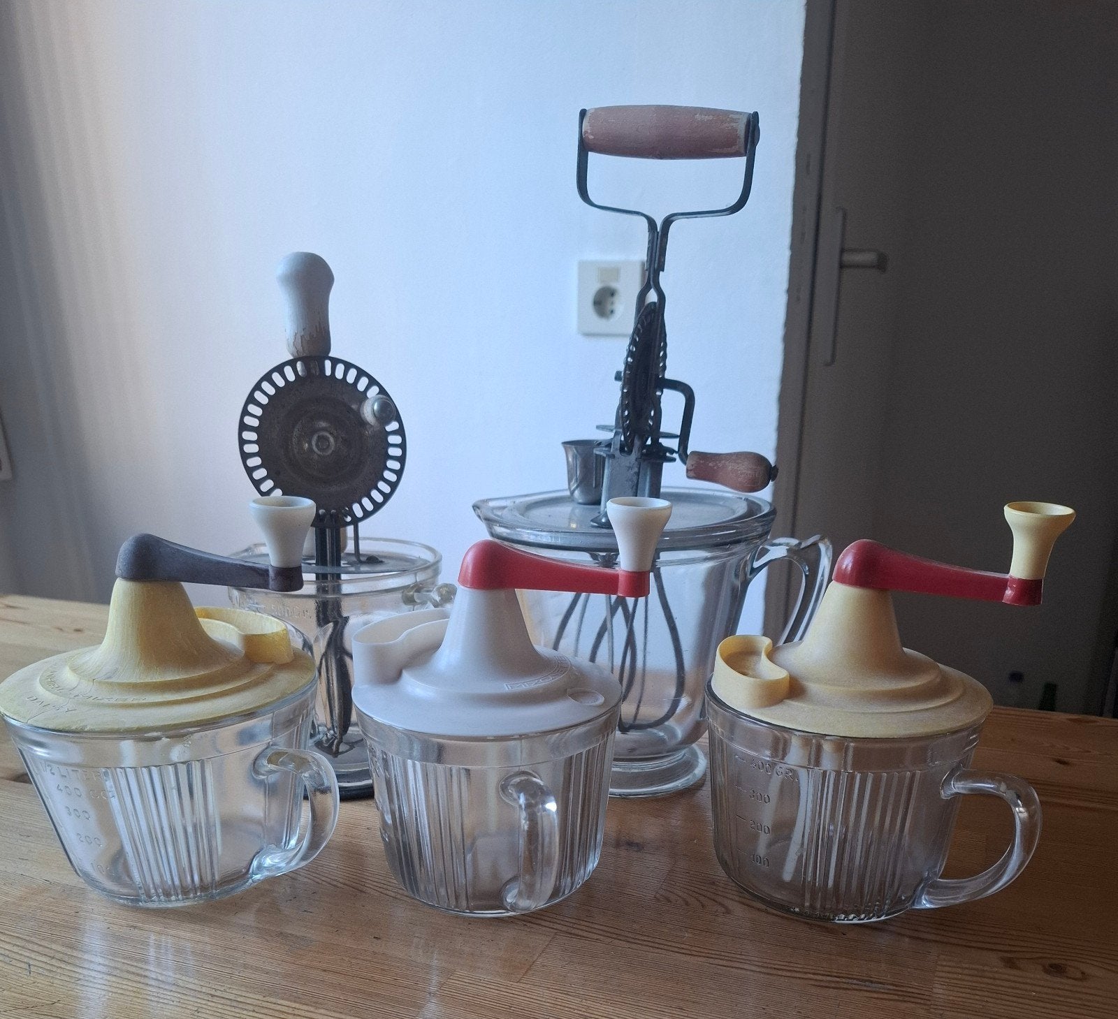 slagroom/ mayonaisekloppers, Ophalen