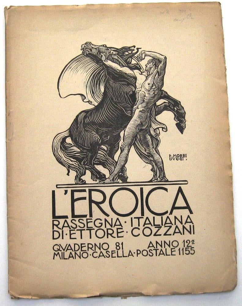 L'Eroica 1924 Quaderno 81 - Italiaans Kunsttijdschrift, Antiek en Kunst, Ophalen of Verzenden