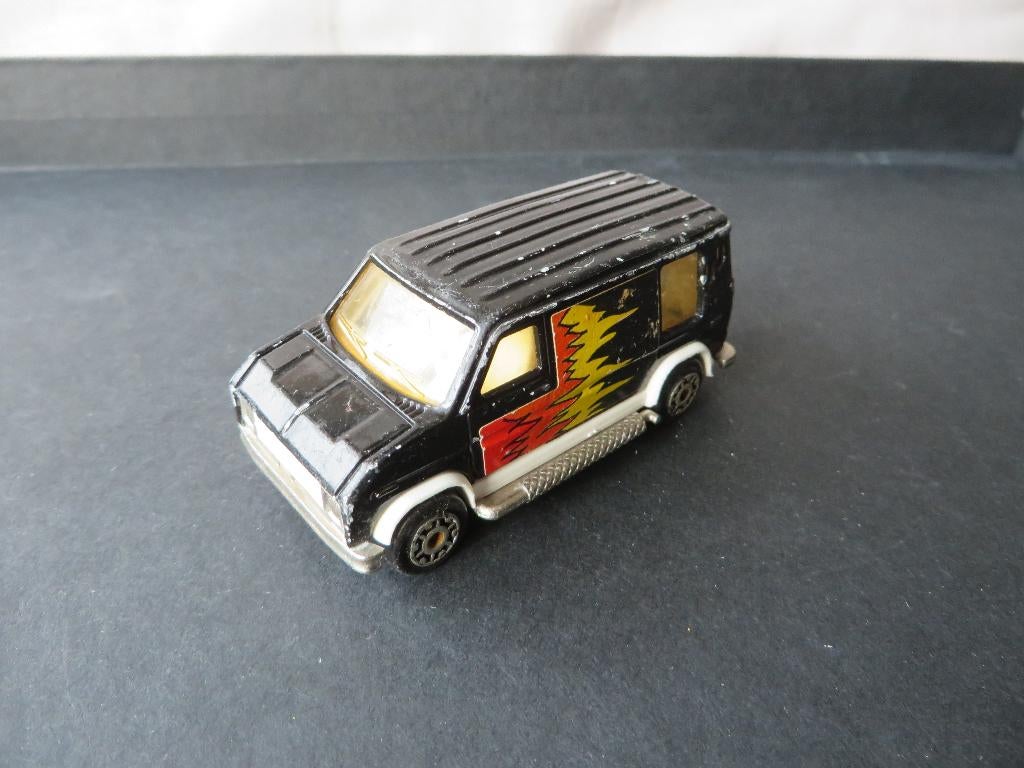 Majorette Fourgon Zwart CAMPER, Ophalen of Verzenden, Gebruikt, Auto